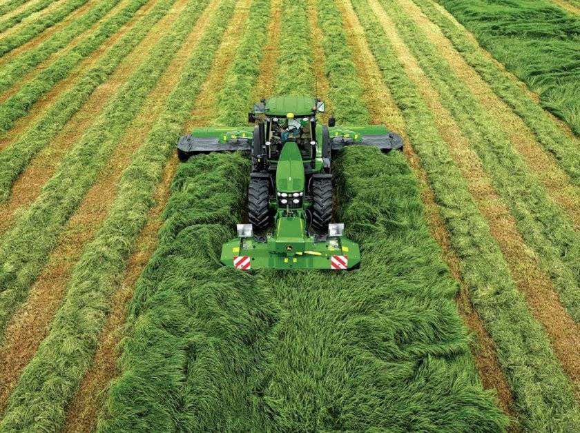 Какие виды техники используются для ухода за пастбищами и выращивания кормов для животных